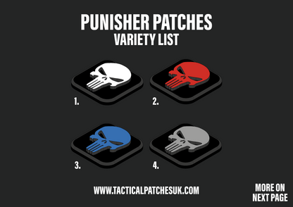 Punisher Velcro Patches - 1x1