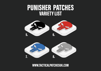 Punisher Velcro Patches - 1x1