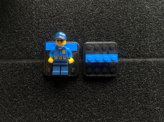 Police Lego Patch Set - 4x4