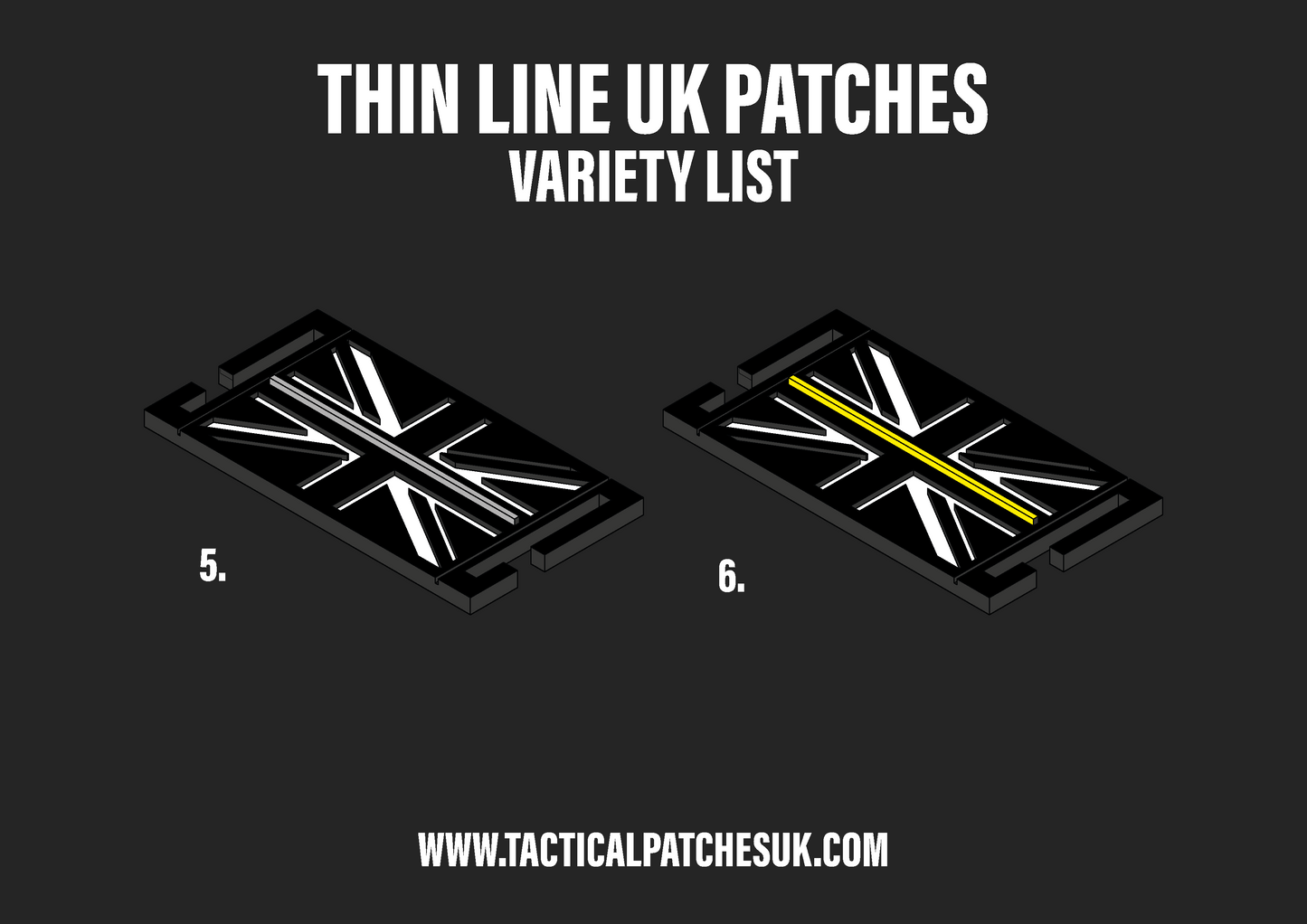 Thin Line Emergency Services Molle Patches