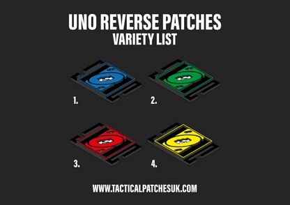 Uno Reverse Molle Patches