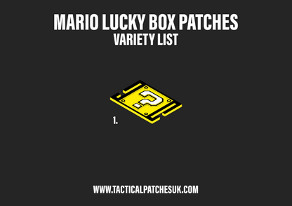 Mario Lucky Box Molle Patches