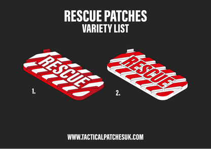 Rescue Velcro Patches - 1x2