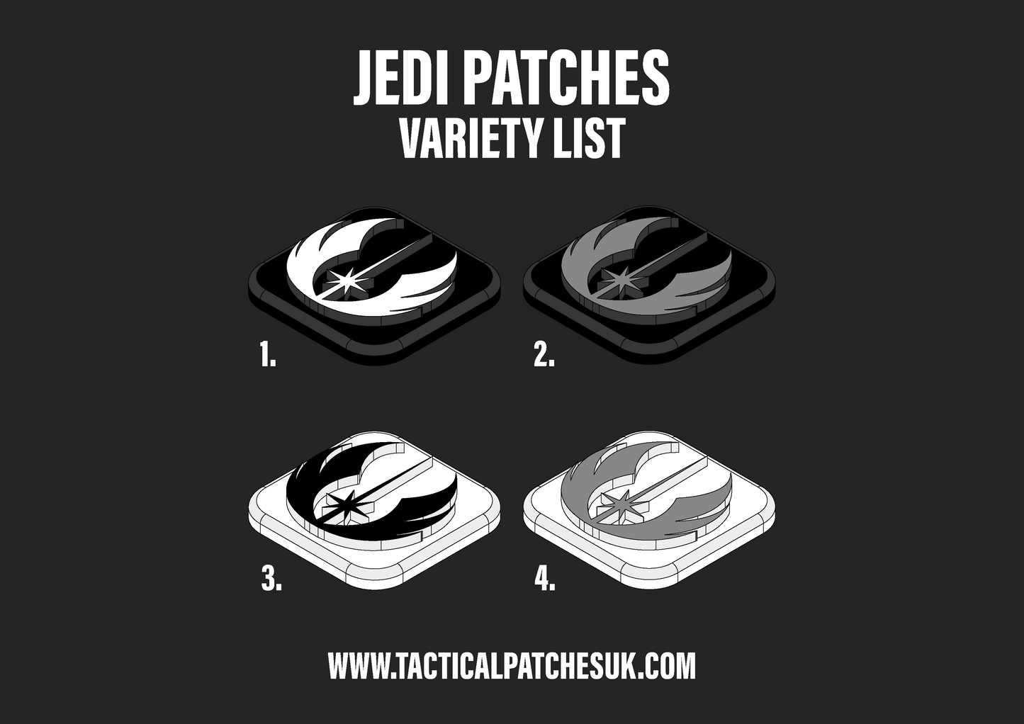 Jedi Velcro Patches - 1x1