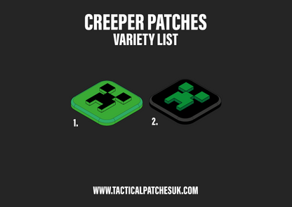 Minecraft Creeper Velcro Patch - 1x1