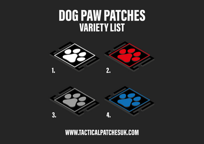 Dog Paw Molle Patches