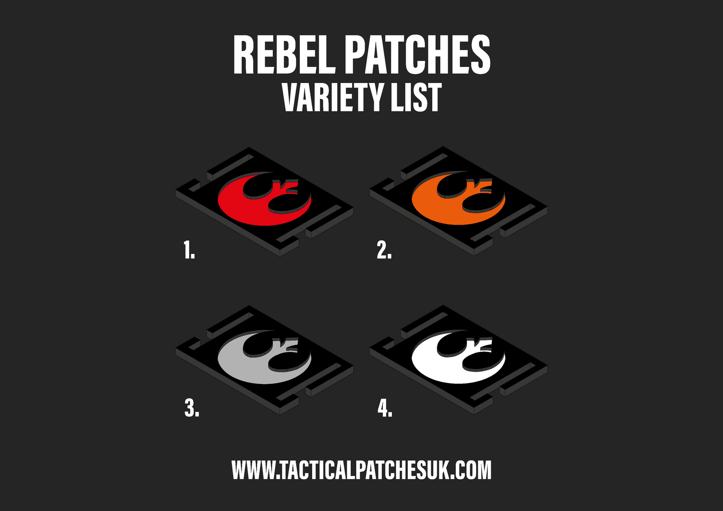 Rebel Molle Patches