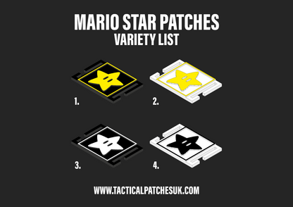 Mario Star Molle Patches