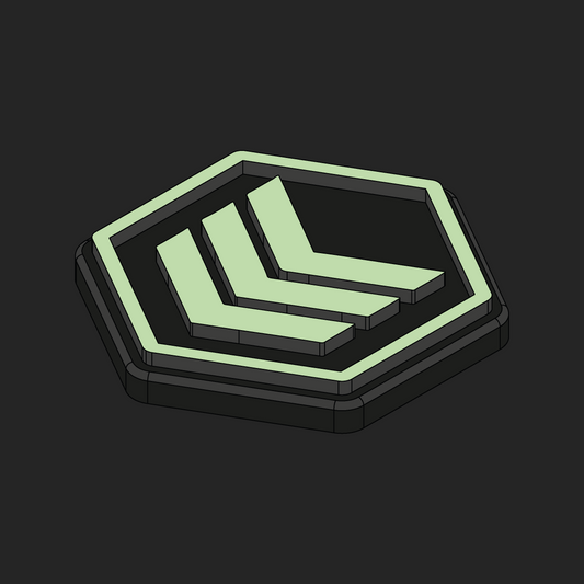 Sergeant Glow Velcro Patches - Hexapatch