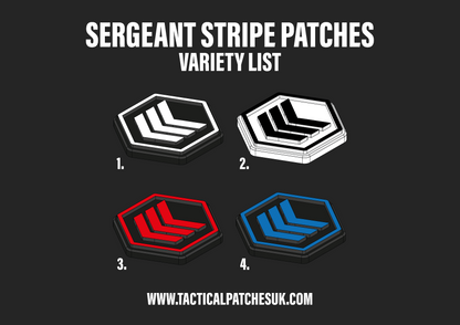 Sergeant Hexapatch Velcro Patches