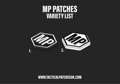 MP - Military Police Hexapatch Velcro Patches