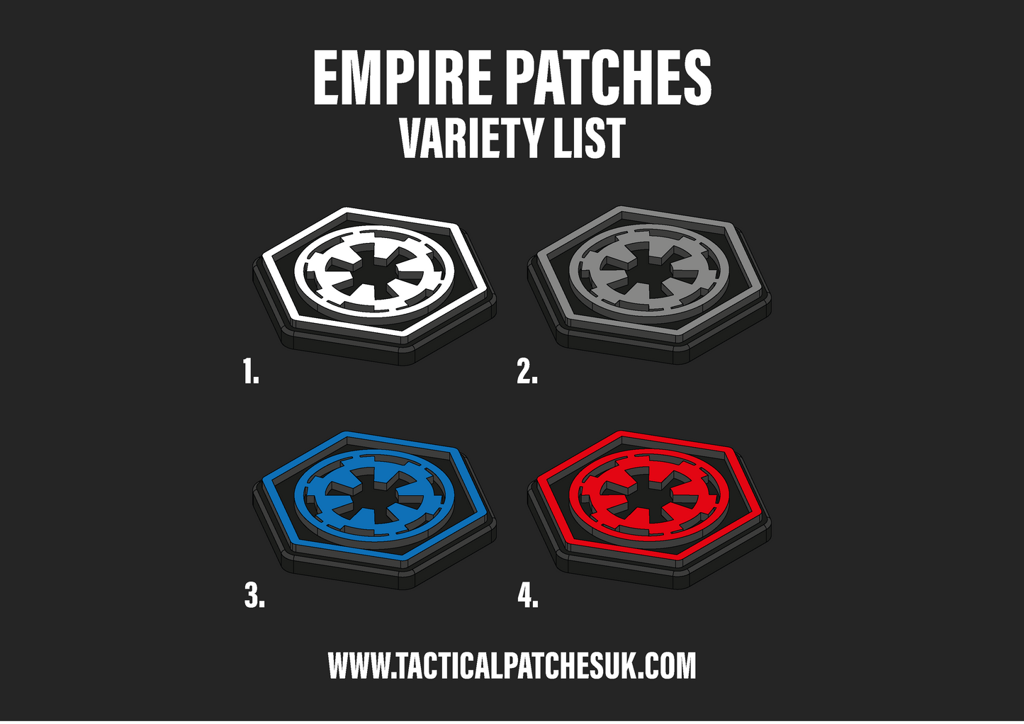 Empire Hexapatch Velcro Patches