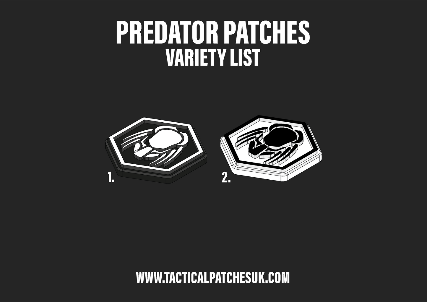 Predator Hexapatch Velcro Patches