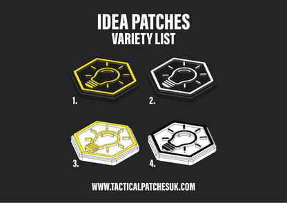 Lightbulb Hexapatch Velcro Patches