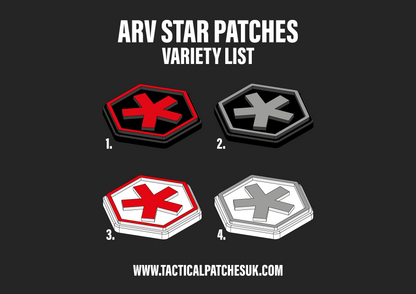 AFO/ARV Star Hexapatch Velcro Patches